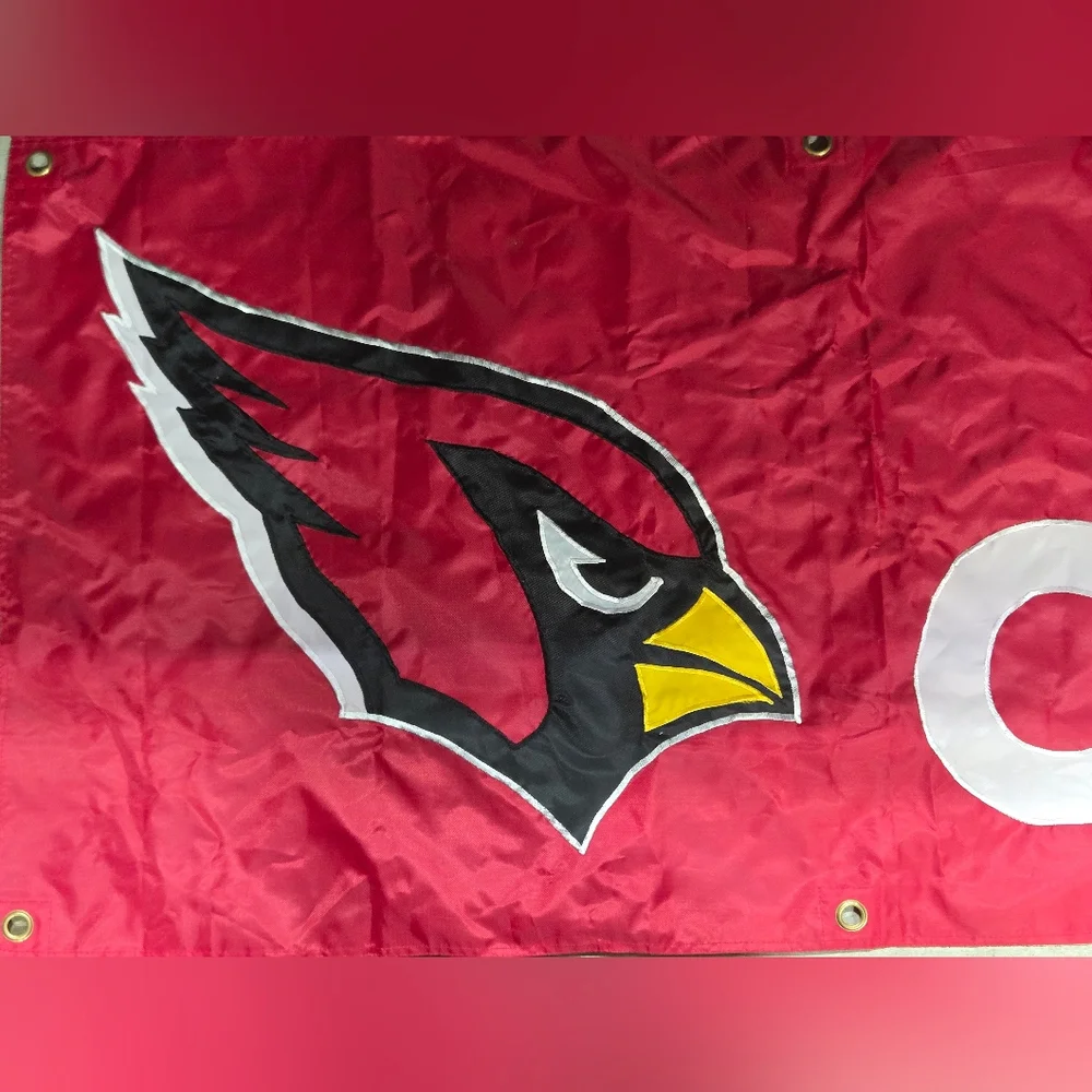 Arizona Cardinals Red Nylon Banner - Official Team Design